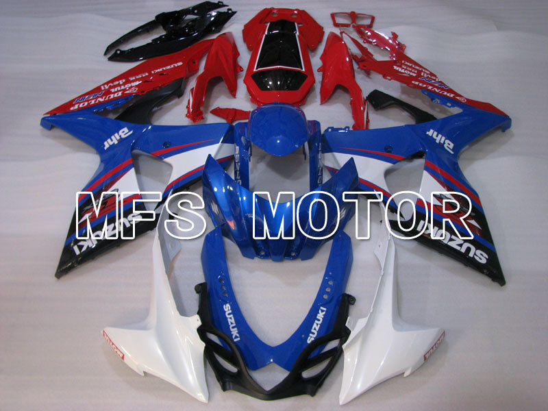 Carénage ABS injecté Suzuki GSXR1000 2009-2016 - Personnalisable - Rouge Bleu - MFS2732