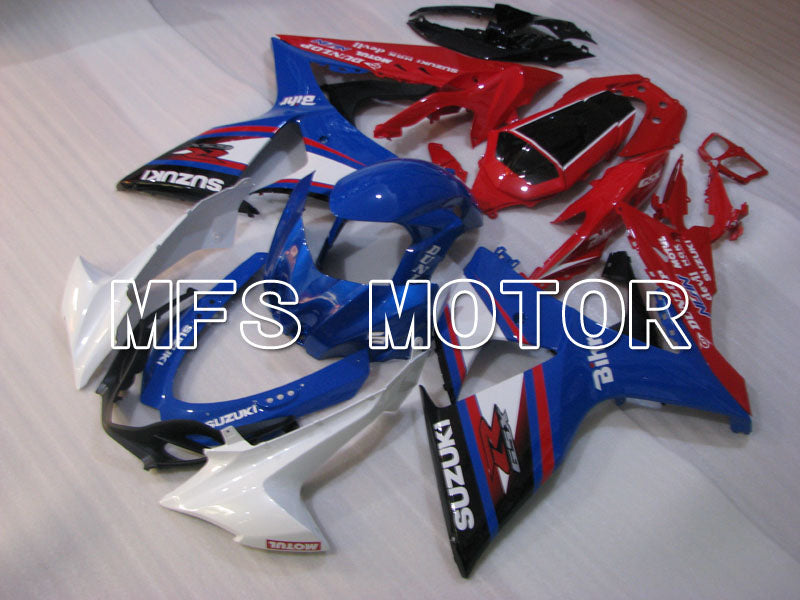 Carénage ABS injecté Suzuki GSXR1000 2009-2016 - Personnalisable - Rouge Bleu - MFS2732