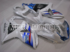 Suzuki GSXR1000 2009-2016 Injection ABS verkleidung - Factory Style - Weiß Blau - MFS2734