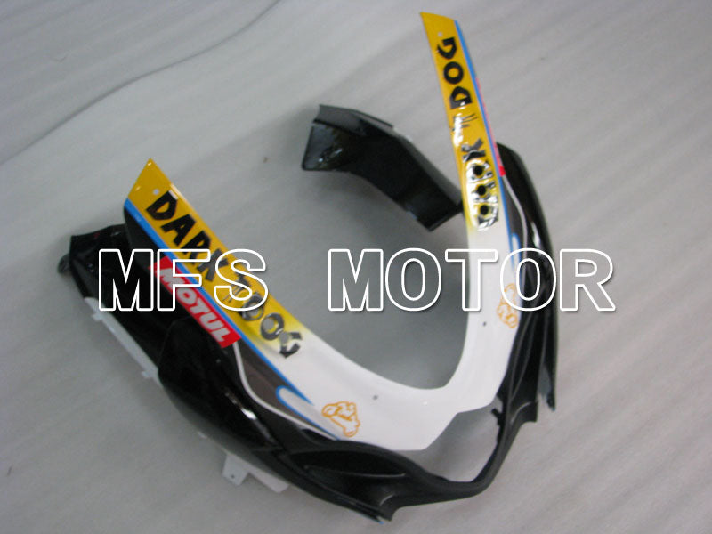 Suzuki GSXR1000 2009-2016 Injection ABS verkleidung - BRUX - Schwarz Weiß - MFS2735