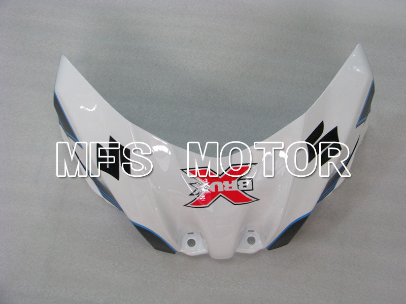 Suzuki GSXR1000 2009-2016 Injection ABS verkleidung - BRUX - Schwarz Weiß - MFS2735