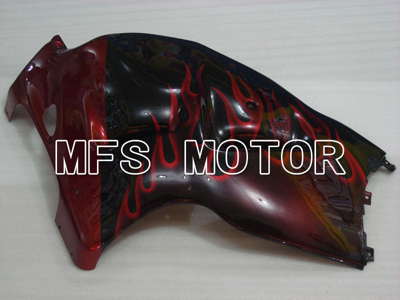 Suzuki GSXR1300 Hayabusa 1999-2007 Injection ABS Fairing - Flame - Black Red - MFS2771
