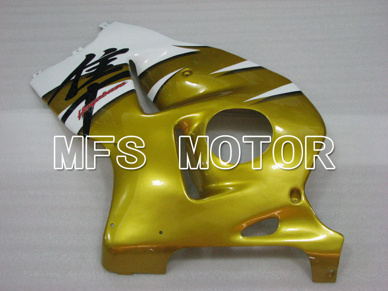 Suzuki GSXR1300 Hayabusa 1999-2007 Injection ABS verkleidung - Factory Style - Weiß Gold - MFS2792