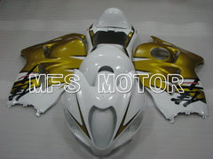 Suzuki GSXR1300 Hayabusa 1999-2007 Injection ABS verkleidung - Factory Style - Weiß Gold - MFS2792