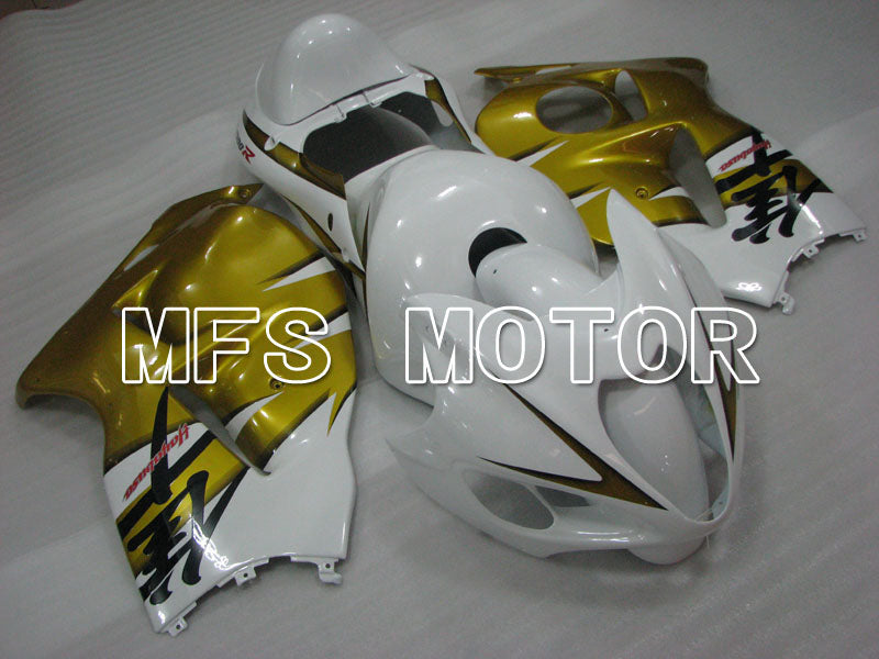 Suzuki GSXR1300 Hayabusa 1999-2007 Injection ABS verkleidung - Factory Style - Weiß Gold - MFS2792