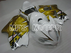 Suzuki GSXR1300 Hayabusa 1999-2007 Injection ABS verkleidung - Factory Style - Weiß Gold - MFS2792