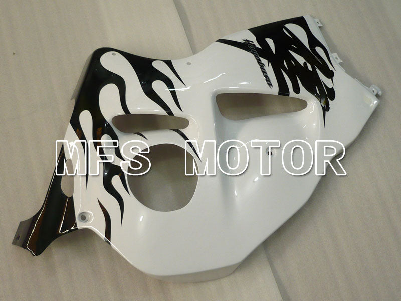 Suzuki GSXR1300 Hayabusa 1999-2007 Injection ABS Fairing - Flame - Black White - MFS2800