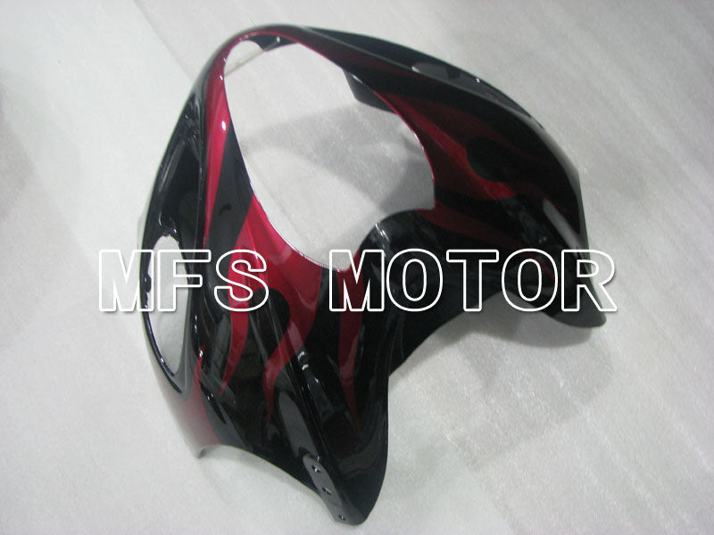 Suzuki GSXR1300 Hayabusa 1999-2007 Injection ABS Fairing - Flame - Black Red - MFS2807