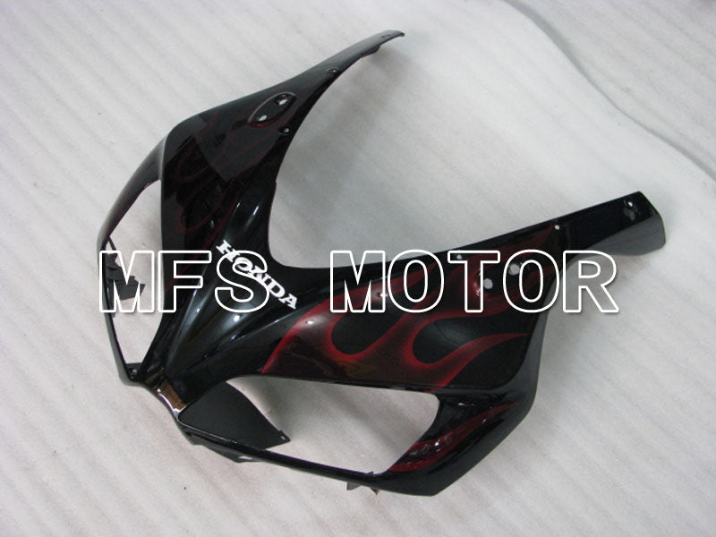 Carénage ABS injecté Honda CBR1000RR 2006-2007 - Flamme - Noir Rouge - MFS2881