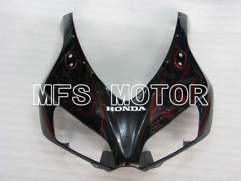 Carénage ABS injecté Honda CBR1000RR 2006-2007 - Flamme - Noir Rouge - MFS2881
