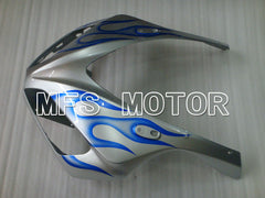Honda CBR1000RR 2006-2007 Injection ABS Fairing - Flame - Blue Silver - MFS2883