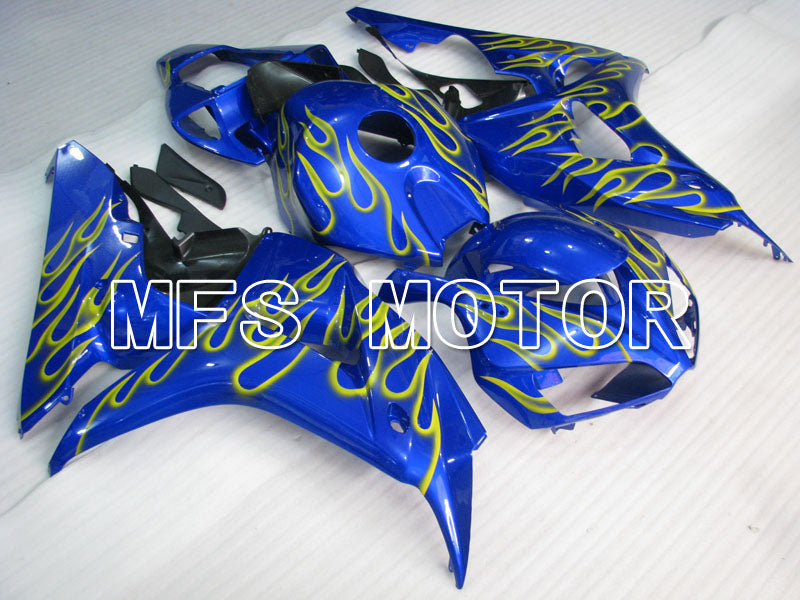 Honda CBR1000RR 2006-2007 Injection ABS Fairing - Flame - Blue - MFS2885