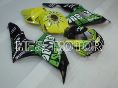 Honda CBR1000RR 2006-2007 Injection ABS Fairing - Others - Green Yellow Black - MFS2909
