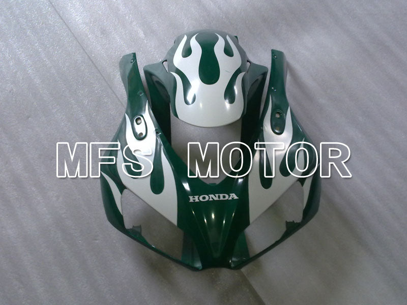 Honda CBR1000RR 2006-2007 Injection ABS Fairing - Flame - White ArmyGreen - MFS2921
