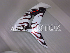 Honda CBR1000RR 2006-2007 Injection ABS Fairing - Flame - Black White - MFS2933