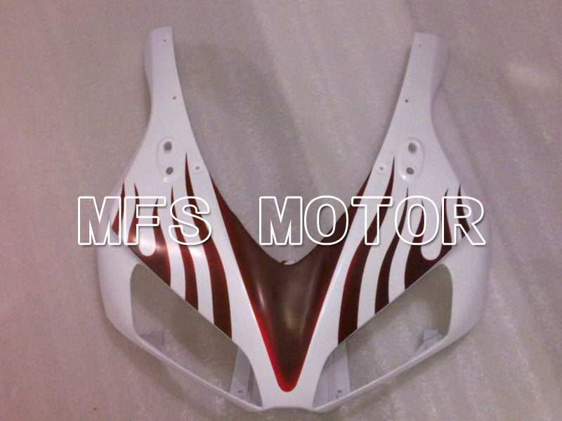 Honda CBR1000RR 2006-2007 Injection ABS Fairing - Flame - Black White - MFS2933