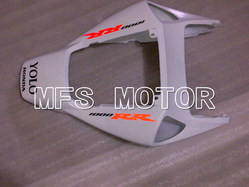 Honda CBR1000RR 2006-2007 Injection ABS Fairing - Flame - Black White - MFS2933