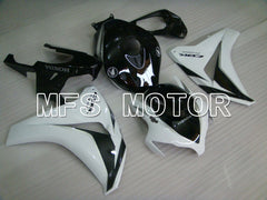 Honda CBR1000RR 2008-2011 Injection ABS verkleidung - Factory Style - Schwarz Weiß - MFS2947