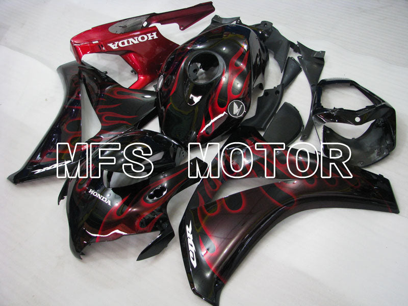 Honda CBR1000RR 2008-2011 Injection ABS Fairing - Flame - Red Black - MFS2948