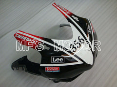 Honda CBR1000RR 2008-2011 Injection ABS verkleidung - CARRERA - Schwarz Weiß - MFS2952