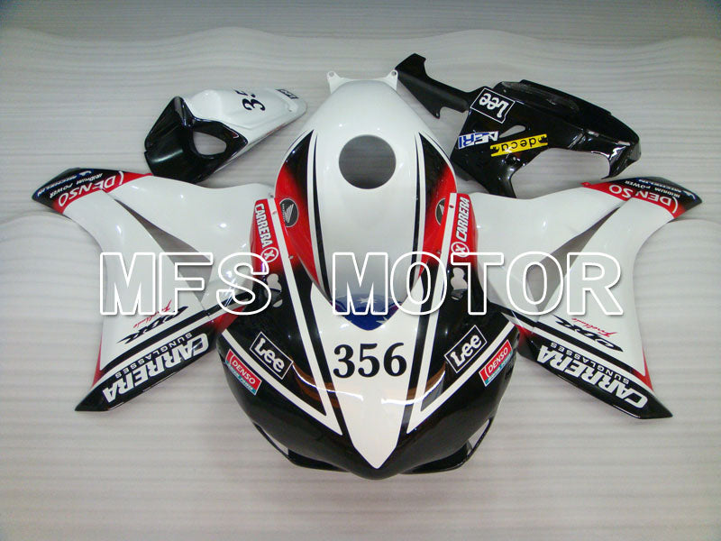 Honda CBR1000RR 2008-2011 Injection ABS verkleidung - CARRERA - Schwarz Weiß - MFS2952