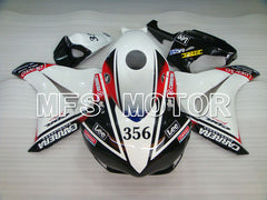 Honda CBR1000RR 2008-2011 Injection ABS verkleidung - CARRERA - Schwarz Weiß - MFS2952
