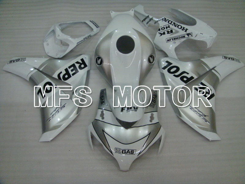 Honda CBR1000RR 2008-2011 Injection ABS verkleidung - Repsol - Weiß Silber - MFS2967