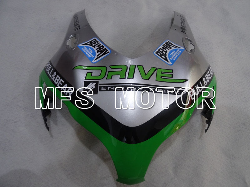 Honda CBR1000RR 2008-2011 Injection ABS verkleidung - DRIVE - Grün Silber - MFS2983