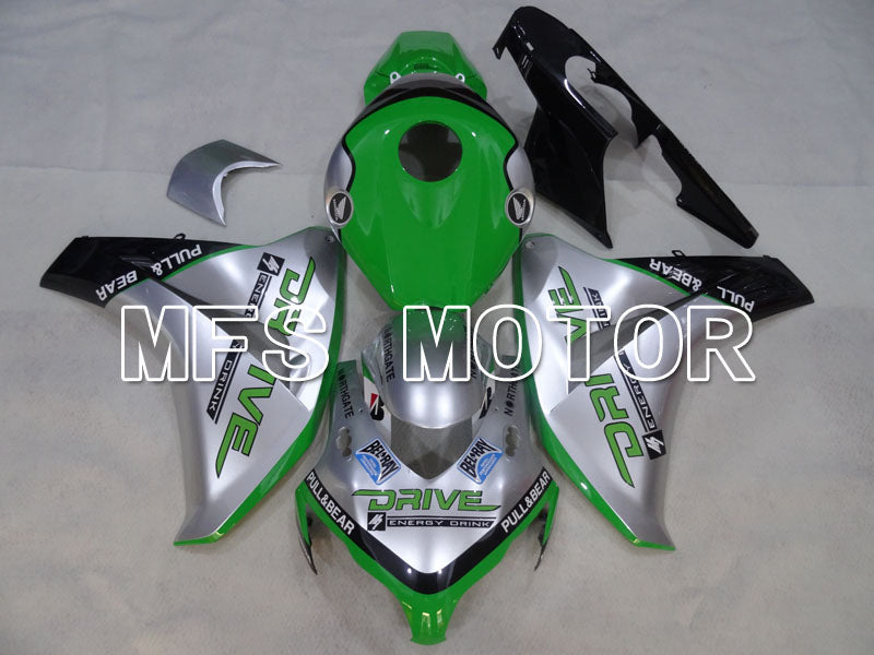 Honda CBR1000RR 2008-2011 Injection ABS verkleidung - DRIVE - Grün Silber - MFS2983