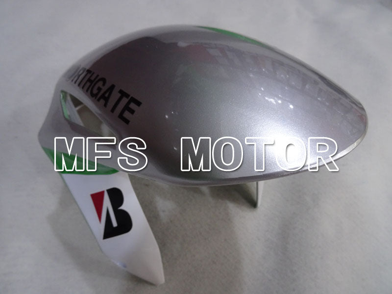 Honda CBR1000RR 2008-2011 Injection ABS verkleidung - DRIVE - Grün Silber - MFS2983