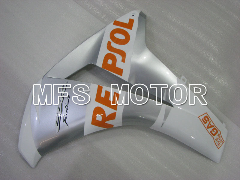 Honda CBR1000RR 2008-2011 Injection ABS verkleidung - Repsol - Weiß Silber - MFS2987