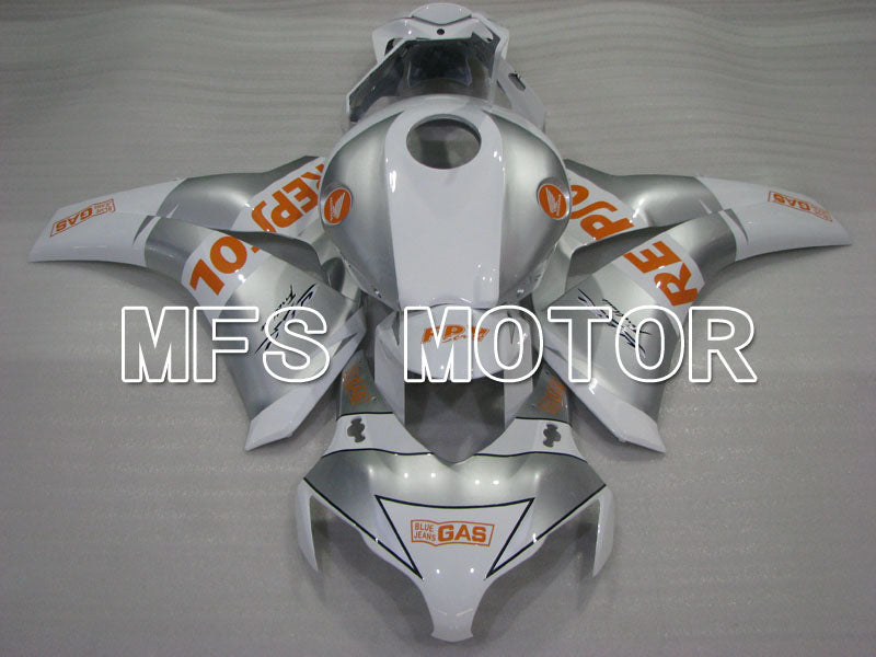 Honda CBR1000RR 2008-2011 Injection ABS verkleidung - Repsol - Weiß Silber - MFS2987