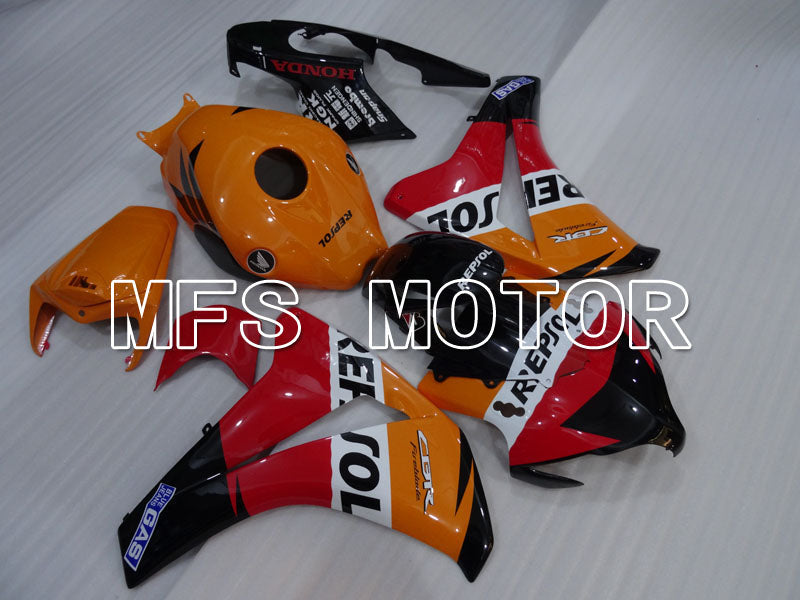 Honda CBR1000RR 2008-2011 Injection ABS Fairing - Repsol - Orange Red Black - MFS3001
