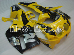 Carénage ABS injecté Honda CBR250RR 1988-1989 - Style usine - Noir Jaune - MFS3020