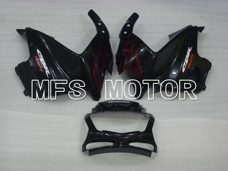 Honda CBR600 F3 1997-1998 Injection ABS Fairing - Flame - Black Red - MFS3058