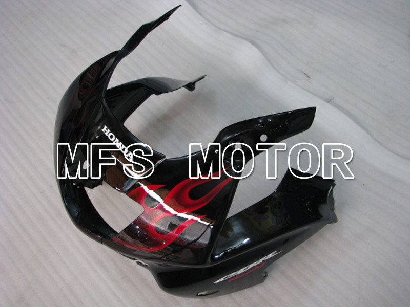 Honda CBR600 F3 1995-1996 Injection ABS Fairing - Flame - Black Red - MFS3042