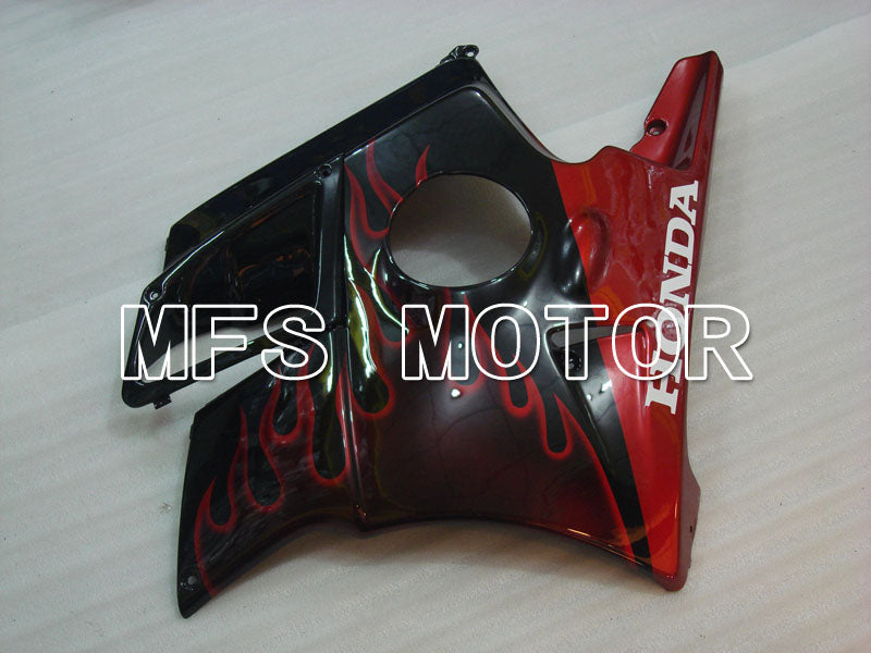 Honda CBR600 F2 1991-1994 ABS verkleidung - Flamme - Schwarz Rot - MFS3084