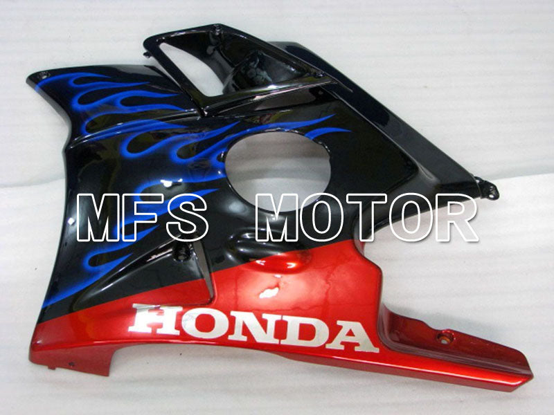 Honda CBR600 F2 1991-1994 ABS Fairing - Flame - Black Blue - MFS3085