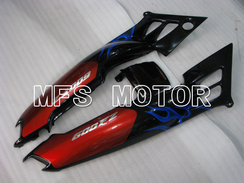 Honda CBR600 F2 1991-1994 ABS Fairing - Flame - Black Blue - MFS3085