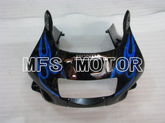 Honda CBR600 F2 1991-1994 ABS Fairing - Flame - Black Blue - MFS3085