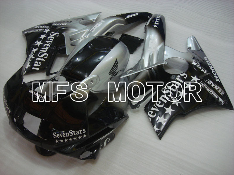 Honda CBR600 F2 1991-1994 ABS Fairing - SevenStars - Black Silver - MFS3100