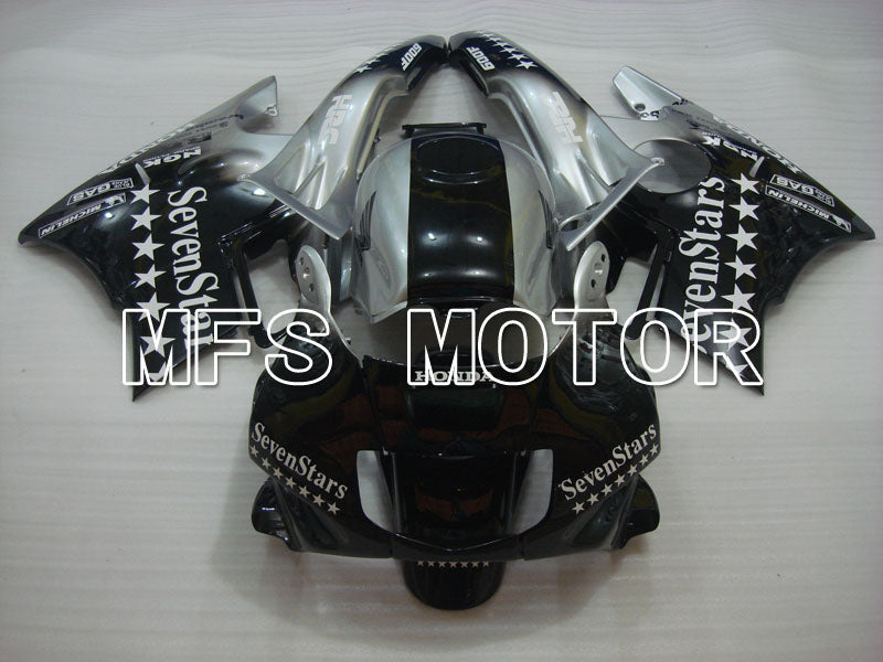 Honda CBR600 F2 1991-1994 ABS Fairing - SevenStars - Black Silver - MFS3100