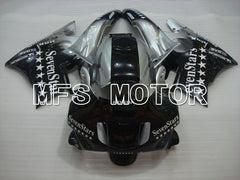 Honda CBR600 F2 1991-1994 ABS Fairing - SevenStars - Black Silver - MFS3100