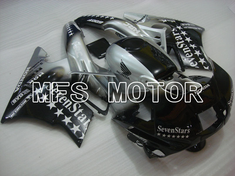 Honda CBR600 F2 1991-1994 ABS Fairing - SevenStars - Black Silver - MFS3100
