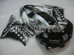 Honda CBR600 F2 1991-1994 ABS Fairing - SevenStars - Black Silver - MFS3100