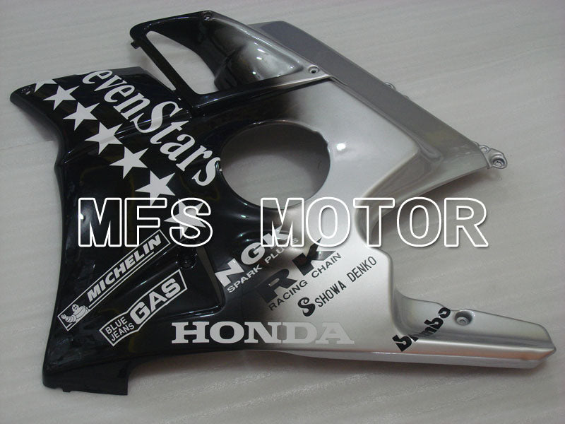 Honda CBR600 F2 1991-1994 ABS Fairing - SevenStars - Black Silver - MFS3100