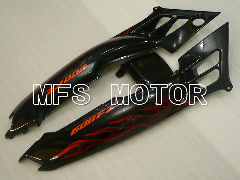 Honda CBR600 F2 1991-1994 ABS Fairing - Flame - Black Orange - MFS3103