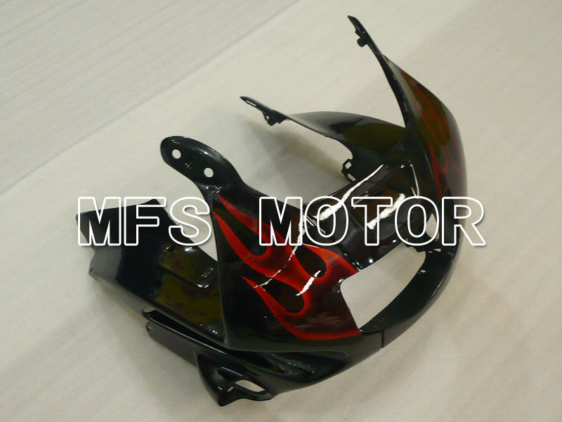 Honda CBR600 F2 1991-1994 ABS Fairing - Flame - Black Orange - MFS3103