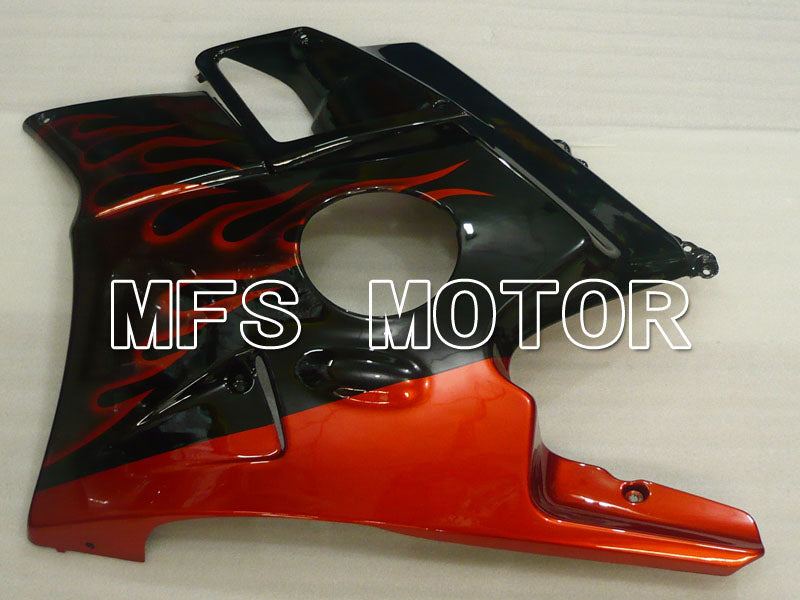 Honda CBR600 F2 1991-1994 ABS Fairing - Flame - Black Orange - MFS3103