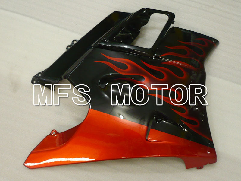 Honda CBR600 F2 1991-1994 ABS Fairing - Flame - Black Orange - MFS3103